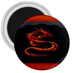 Dragon 3  Magnets