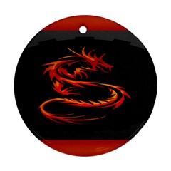 Dragon Ornament (round) by BangZart