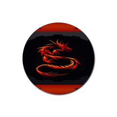 Dragon Rubber Coaster (round)  by BangZart