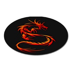 Dragon Oval Magnet by BangZart