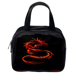 Dragon Classic Handbags (one Side) by BangZart