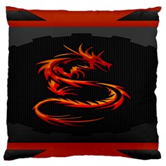 Dragon Standard Flano Cushion Case (one Side) by BangZart