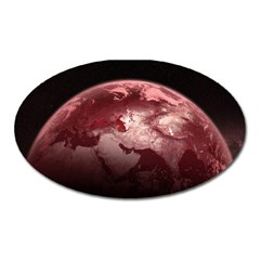 Planet Fantasy Art Oval Magnet by BangZart