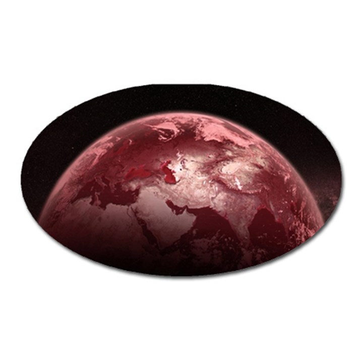 Planet Fantasy Art Oval Magnet