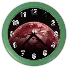 Planet Fantasy Art Color Wall Clocks by BangZart