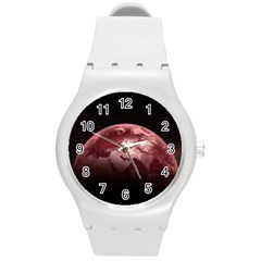 Planet Fantasy Art Round Plastic Sport Watch (m) by BangZart