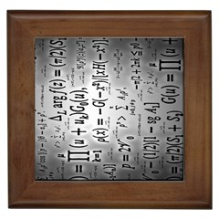 Science Formulas Framed Tiles by BangZart