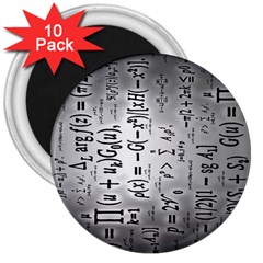 Science Formulas 3  Magnets (10 Pack)  by BangZart