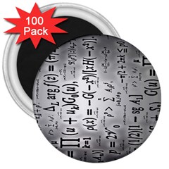 Science Formulas 3  Magnets (100 Pack)