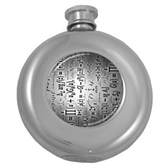 Science Formulas Round Hip Flask (5 Oz) by BangZart