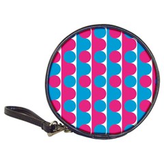 Pink And Bluedots Pattern Classic 20-cd Wallets by BangZart