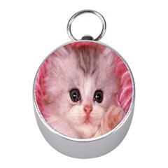 Cat  Animal  Kitten  Pet Mini Silver Compasses by BangZart