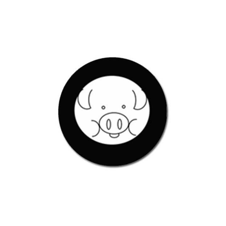 Pig Logo Golf Ball Marker