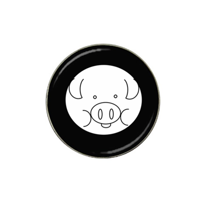 Pig Logo Hat Clip Ball Marker (4 pack)