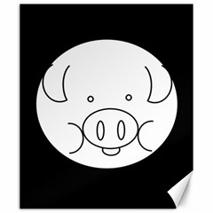 Pig Logo Canvas 20  X 24   by BangZart