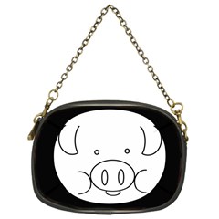 Pig Logo Chain Purses (one Side)  by BangZart