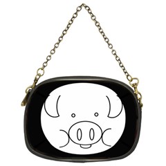 Pig Logo Chain Purses (two Sides)  by BangZart