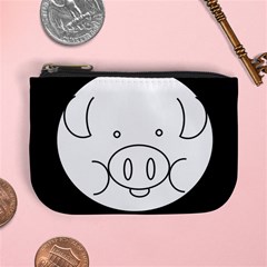 Pig Logo Mini Coin Purses