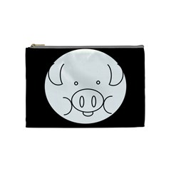 Pig Logo Cosmetic Bag (medium) 