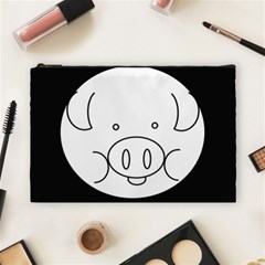 Pig Logo Cosmetic Bag (large)  by BangZart