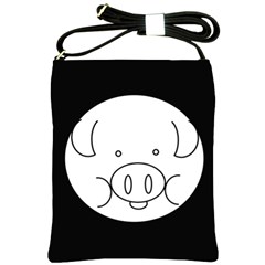 Pig Logo Shoulder Sling Bags by BangZart