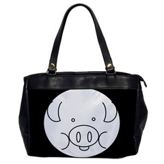 Pig Logo Office Handbags