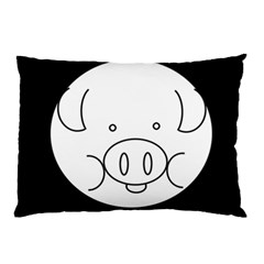 Pig Logo Pillow Case (two Sides)