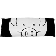 Pig Logo Body Pillow Case Dakimakura (two Sides) by BangZart