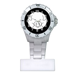 Pig Logo Plastic Nurses Watch