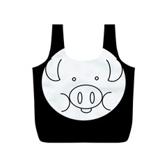 Pig Logo Full Print Recycle Bags (s)  by BangZart