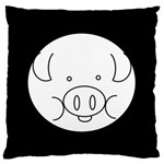 Pig Logo Standard Flano Cushion Case (One Side) Front