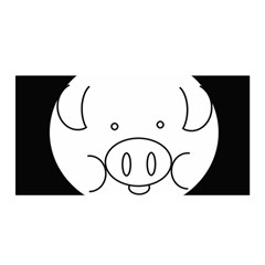 Pig Logo Satin Wrap