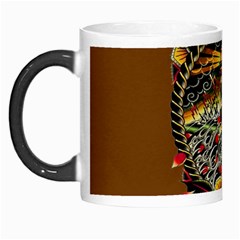 Tattoo Art Print Traditional Artwork Lighthouse Wave Morph Mugs by BangZart