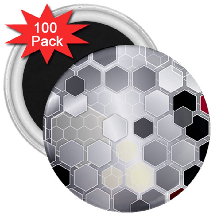 Honeycomb Pattern 3  Magnets (100 pack)