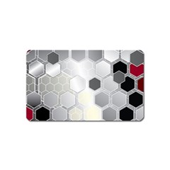 Honeycomb Pattern Magnet (name Card)