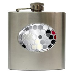 Honeycomb Pattern Hip Flask (6 Oz) by BangZart