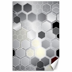 Honeycomb Pattern Canvas 24  X 36  by BangZart