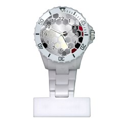 Honeycomb Pattern Plastic Nurses Watch