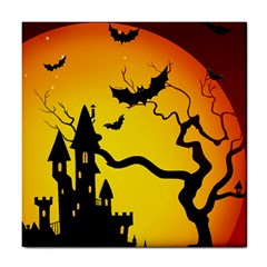 Halloween Night Terrors Tile Coasters