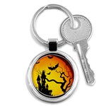 Halloween Night Terrors Key Chains (Round)  Front