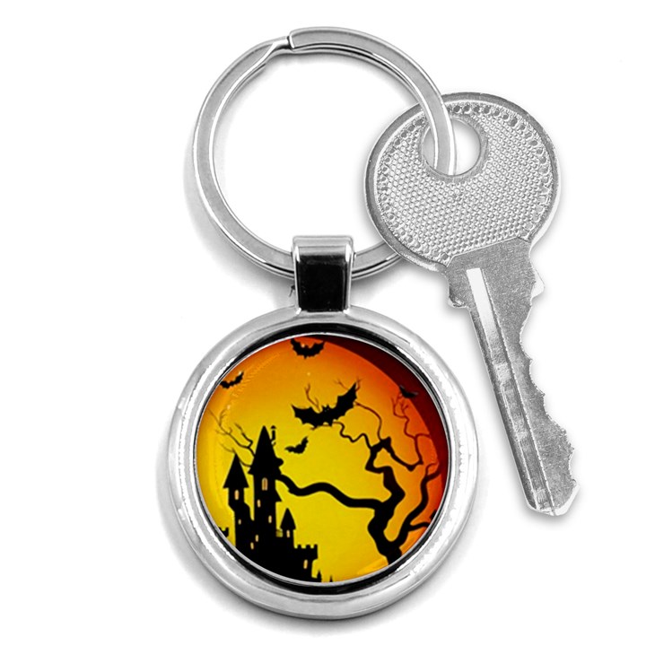 Halloween Night Terrors Key Chains (Round) 