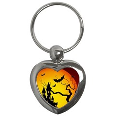 Halloween Night Terrors Key Chains (heart)  by BangZart