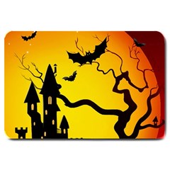 Halloween Night Terrors Large Doormat  by BangZart