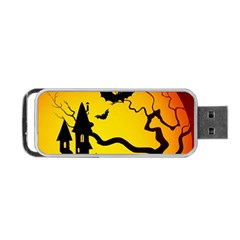 Halloween Night Terrors Portable Usb Flash (two Sides) by BangZart