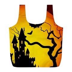 Halloween Night Terrors Full Print Recycle Bags (l)  by BangZart