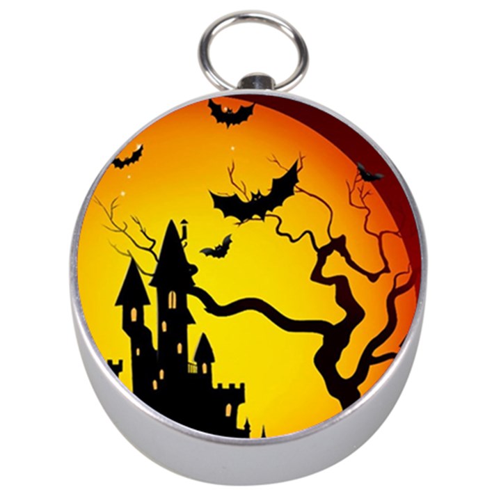 Halloween Night Terrors Silver Compasses