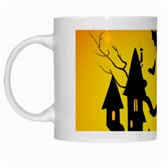 Halloween Night Terrors White Mugs by BangZart