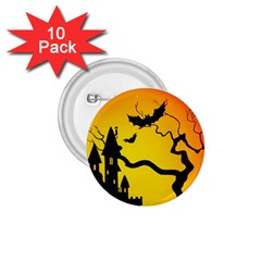 Halloween Night Terrors 1 75  Buttons (10 Pack) by BangZart