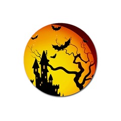 Halloween Night Terrors Magnet 3  (round) by BangZart