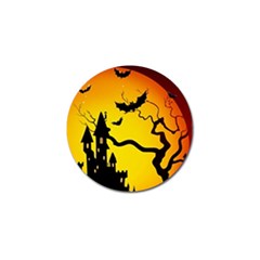 Halloween Night Terrors Golf Ball Marker by BangZart